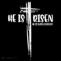 Easter Jesus He Is Risen Indeed Religious Christian Sweatshirt
