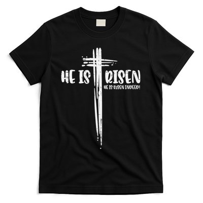 Easter Jesus He Is Risen Indeed Religious Christian T-Shirt