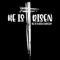 Easter Jesus He Is Risen Indeed Religious Christian Cooling Performance Long Sleeve Crew
