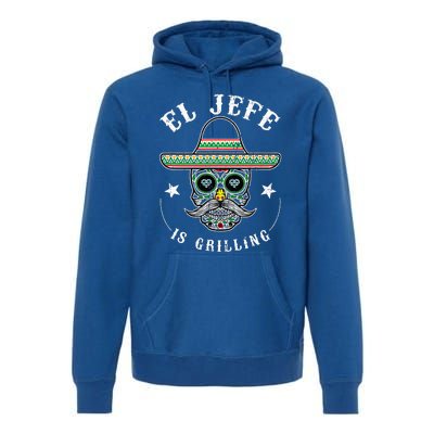 El Jefe Is Grilling Stand Premium Hoodie