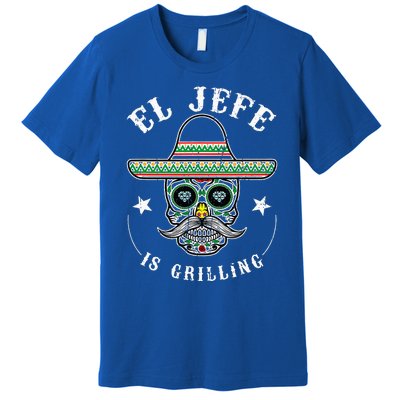 El Jefe Is Grilling Stand Premium T-Shirt