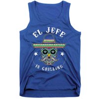 El Jefe Is Grilling Stand Tank Top