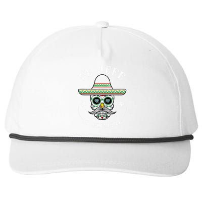 El Jefe Is Grilling Stand Back Funny Mexican Dad Jefe Snapback Five-Panel Rope Hat