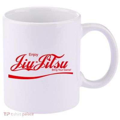 Enjoy Jiu Jitsu 11oz C Handle Ceramic Mug