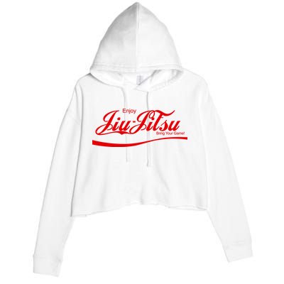 Enjoy Jiu Jitsu Crop Fleece Hoodie