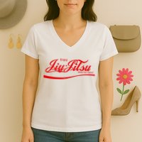 Enjoy Jiu Jitsu Women's V-Neck T-Shirt