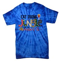 Eat Jingle Like You Mean It Christmas Spirit Holiday Cute Gift Tie-Dye T-Shirt