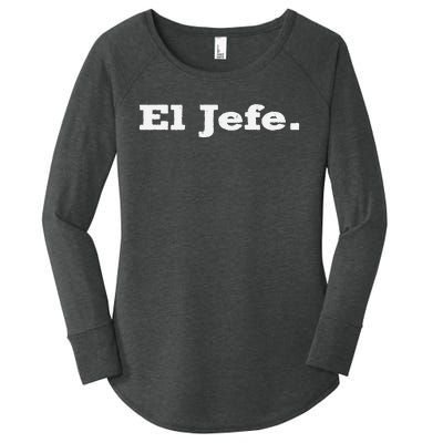 El Jefe Mexican Humor Orgullo Mexicano Women's Perfect Tri Tunic Long Sleeve Shirt