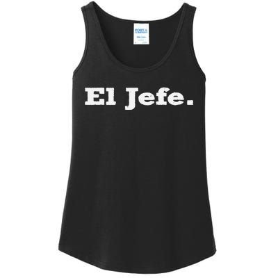 El Jefe Mexican Humor Orgullo Mexicano Ladies Essential Tank