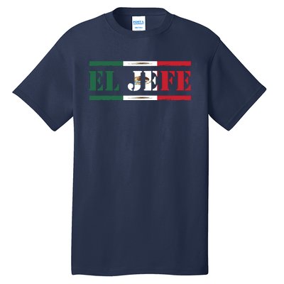 El Jefe Mexican Chef Hispanic Boss Mexico Dia De Los Muertos Tall T-Shirt