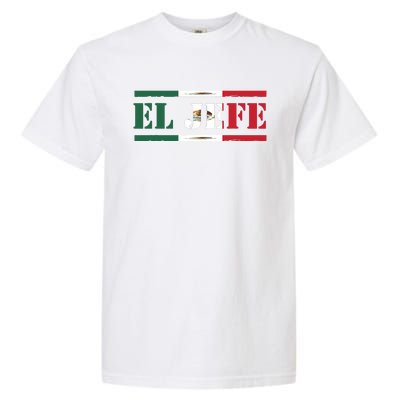 El Jefe Mexican Chef Hispanic Boss Mexico Dia De Los Muertos Garment-Dyed Heavyweight T-Shirt