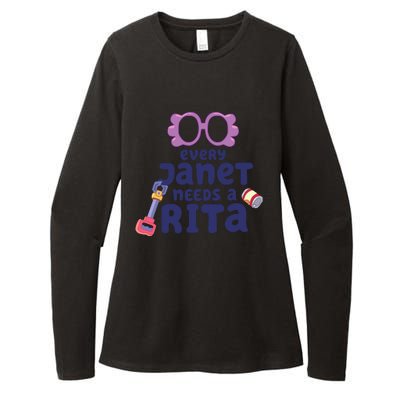 Every Janet Needs A Rita. Womens CVC Long Sleeve Shirt