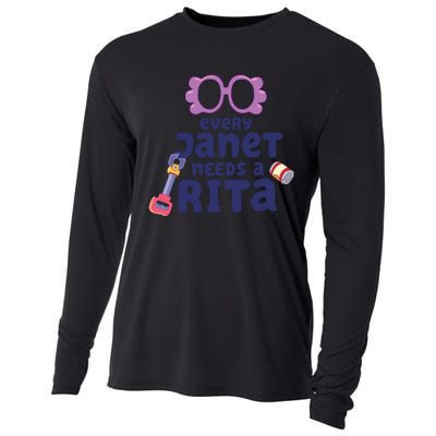 Every Janet Needs A Rita. Cooling Performance Long Sleeve Crew