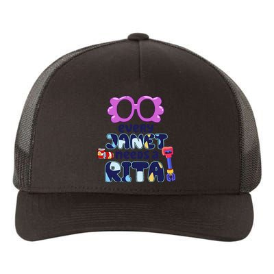 Every Janet Needs A Rita Magnet Yupoong Adult 5-Panel Trucker Hat