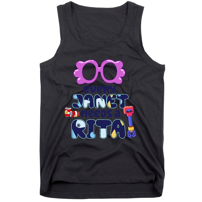 Every Janet Needs A Rita Magnet Tank Top