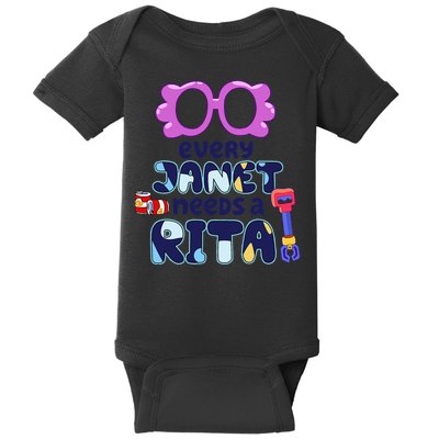 Every Janet Needs A Rita Magnet Baby Bodysuit