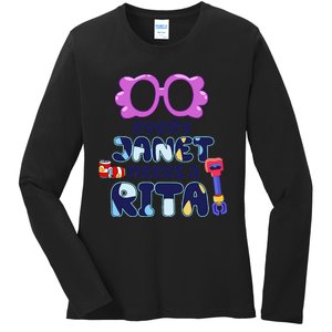 Every Janet Needs A Rita Magnet Ladies Long Sleeve Shirt