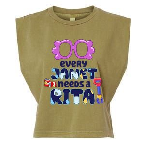 Every Janet Needs A Rita Magnet Garment-Dyed Women's Muscle Tee