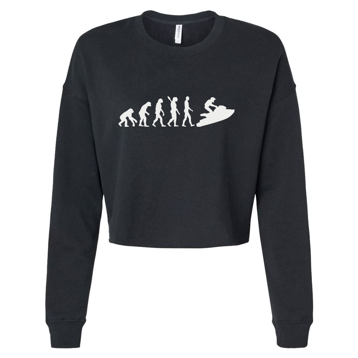 Evolution Jet Ski Cropped Pullover Crew
