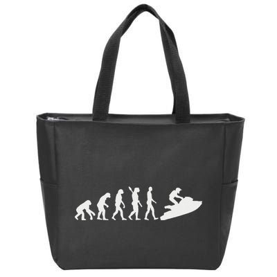 Evolution Jet Ski Zip Tote Bag