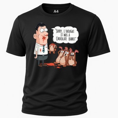 Easter Joke Sorry I Thought It Was A Chocolate Rabbit Performance Shirt