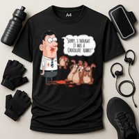 Easter Joke Sorry I Thought It Was A Chocolate Rabbit Performance Shirt