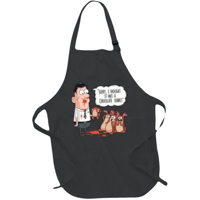 Easter Joke Sorry I Thought It Was A Chocolate Rabbit Apron