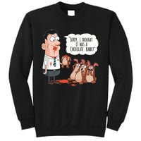 Easter Joke Sorry I Thought It Was A Chocolate Rabbit Sweatshirt