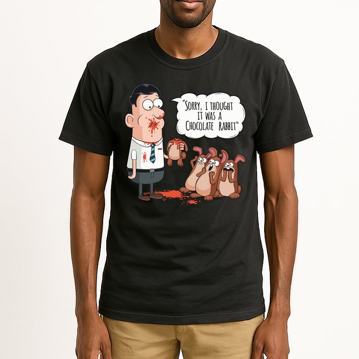 Easter Joke Sorry I Thought It Was A Chocolate Rabbit Tall T-Shirt