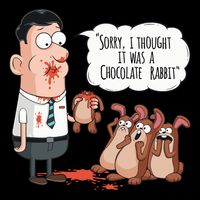 Easter Joke Sorry I Thought It Was A Chocolate Rabbit Impact Tech Backpack
