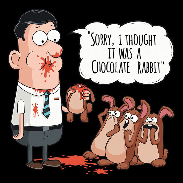 Easter Joke Sorry I Thought It Was A Chocolate Rabbit Impact Tech Backpack