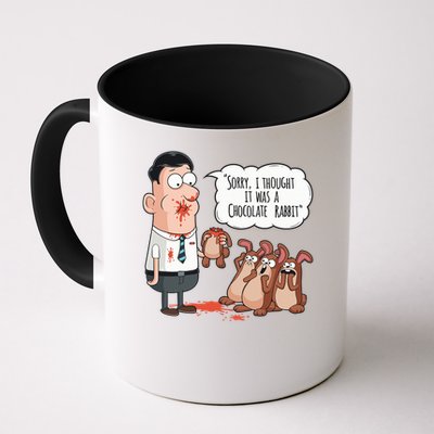 Easter Joke Sorry I Thought It Was A Chocolate Rabbit Mug