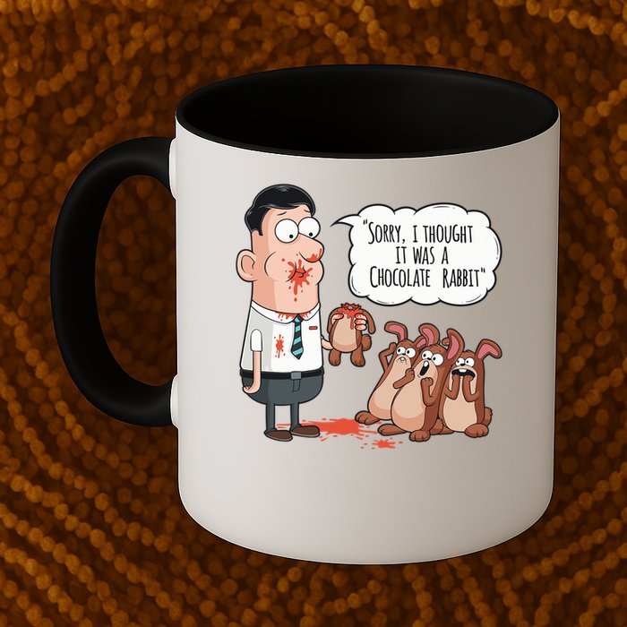Easter Joke Sorry I Thought It Was A Chocolate Rabbit Mug