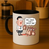 Easter Joke Sorry I Thought It Was A Chocolate Rabbit Mug