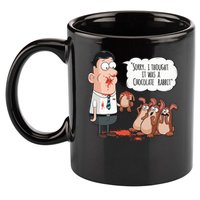 Easter Joke Sorry I Thought It Was A Chocolate Rabbit 11oz C Handle Ceramic Mug