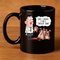 Easter Joke Sorry I Thought It Was A Chocolate Rabbit 11oz C Handle Ceramic Mug