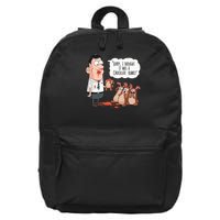 Easter Joke Sorry I Thought It Was A Chocolate Rabbit 16 in Basic Backpack