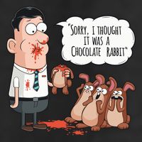 Easter Joke Sorry I Thought It Was A Chocolate Rabbit 25L Jumbo Tote