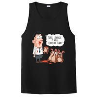 Easter Joke Sorry I Thought It Was A Chocolate Rabbit PosiCharge Competitor Tank