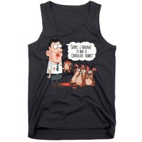 Easter Joke Sorry I Thought It Was A Chocolate Rabbit Tank Top