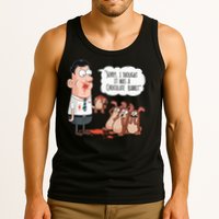 Easter Joke Sorry I Thought It Was A Chocolate Rabbit Tank Top