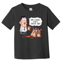 Easter Joke Sorry I Thought It Was A Chocolate Rabbit Toddler T-Shirt