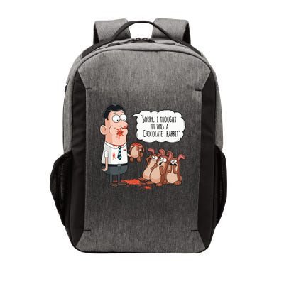 Easter Joke Sorry I Thought It Was A Chocolate Rabbit Vector Backpack