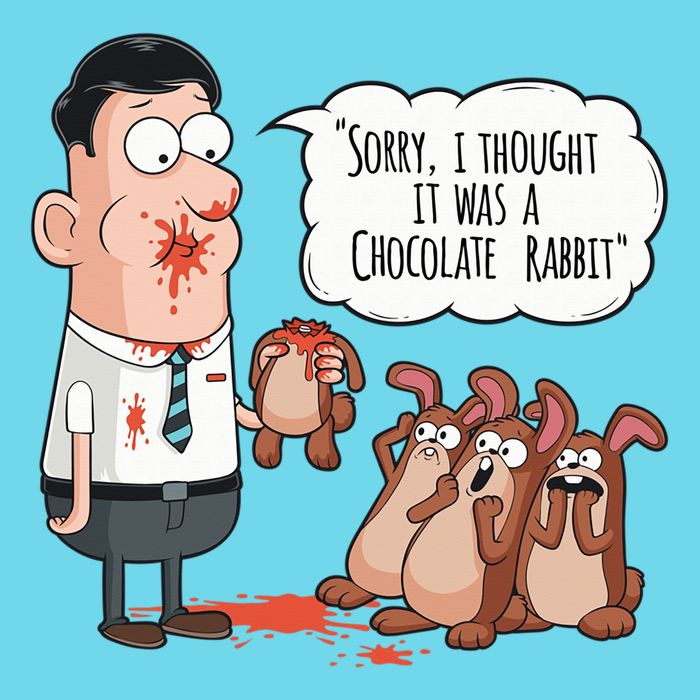 Easter Joke Sorry I Thought It Was A Chocolate Rabbit Premium T-Shirt