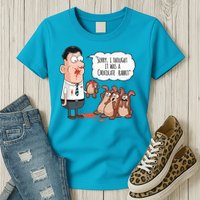 Easter Joke Sorry I Thought It Was A Chocolate Rabbit Womens T-Shirt