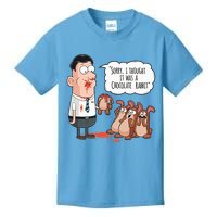 Easter Joke Sorry I Thought It Was A Chocolate Rabbit Kids T-Shirt