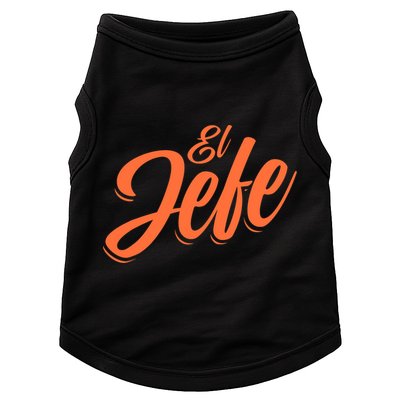 El Jefe Spanish Mexican The Boss Doggie Tank