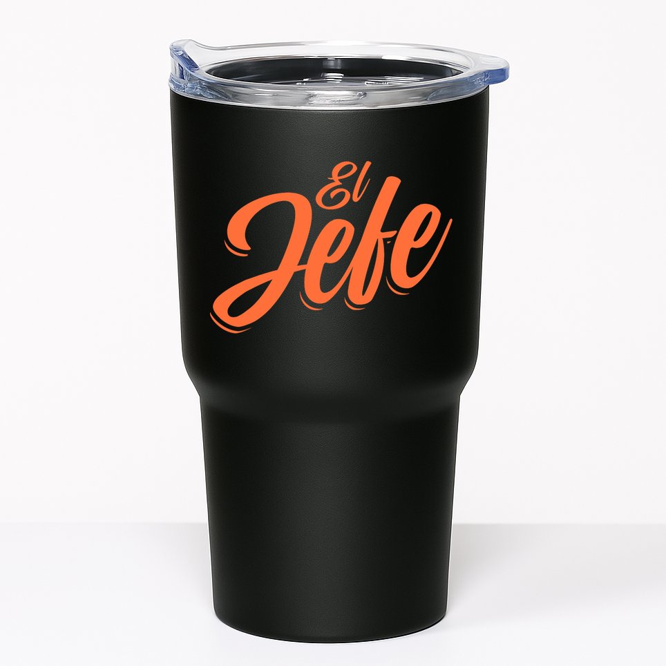El Jefe Spanish Mexican The Boss Tumbler