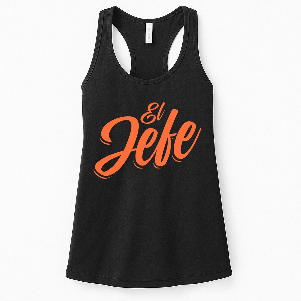 El Jefe Spanish Mexican The Boss Womens Tank Top