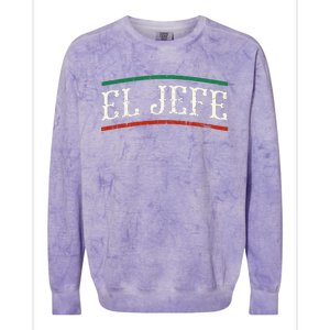 El Jefe Spanish Colorblast Crewneck Sweatshirt